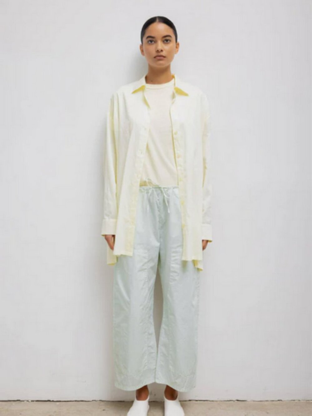 LESET Yoko Oversized Button Down - Chapel